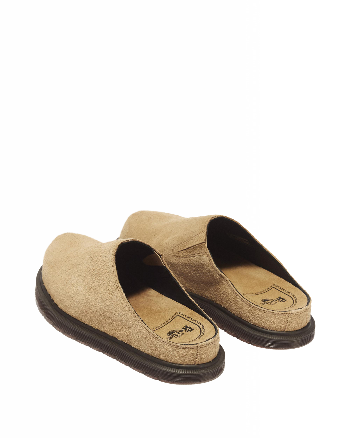 San Hairy Suede Mules in Savannah Tan