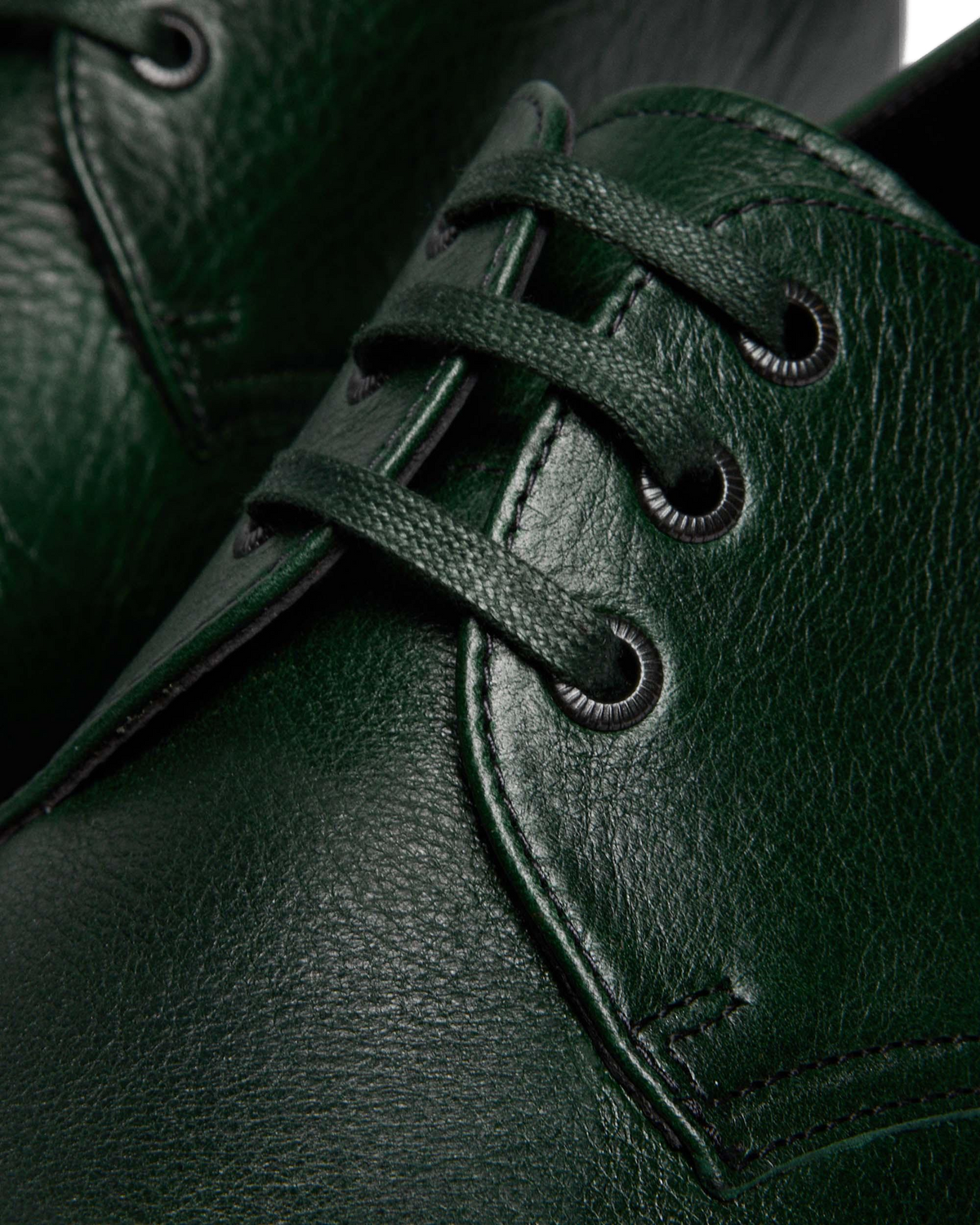 1461 Made in England Buckingham Leather Shoes in DMs Green