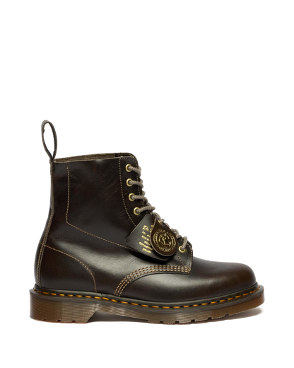 1460 Made In England Classic Calf Leather Boots in Sepia Grey