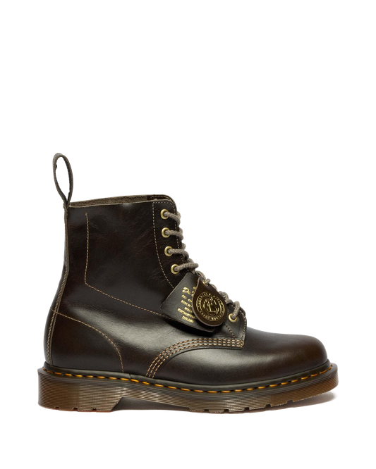 1460 Made In England Classic Calf Leather Boots in Sepia Grey