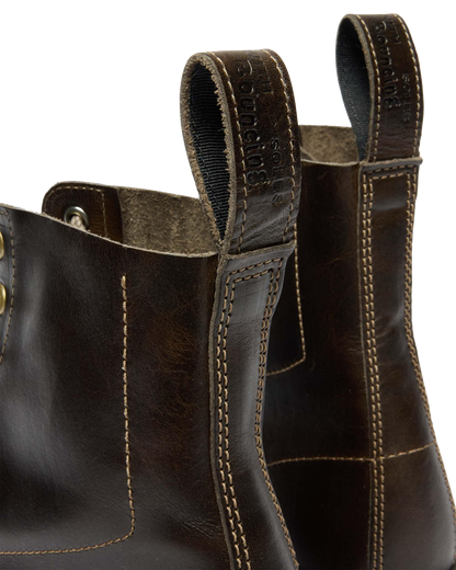 1460 Made In England Classic Calf Leather Boots in Sepia Grey