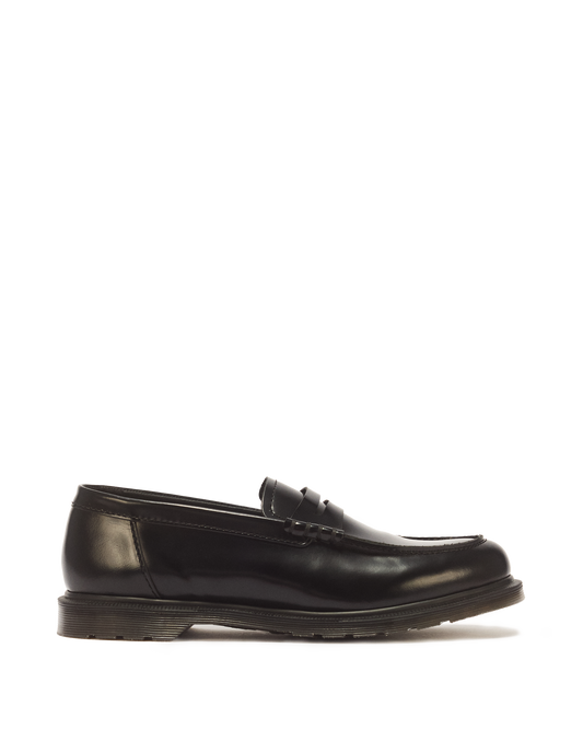 Mayfare Smooth Leather Loafers in Black