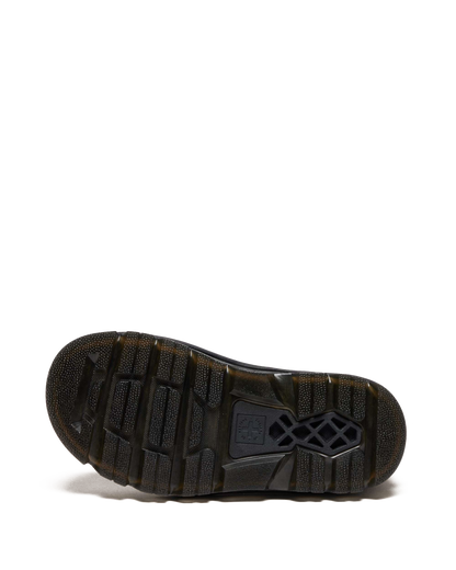 Zebzag Rigger Slip On Leather Boots in Dark Brown