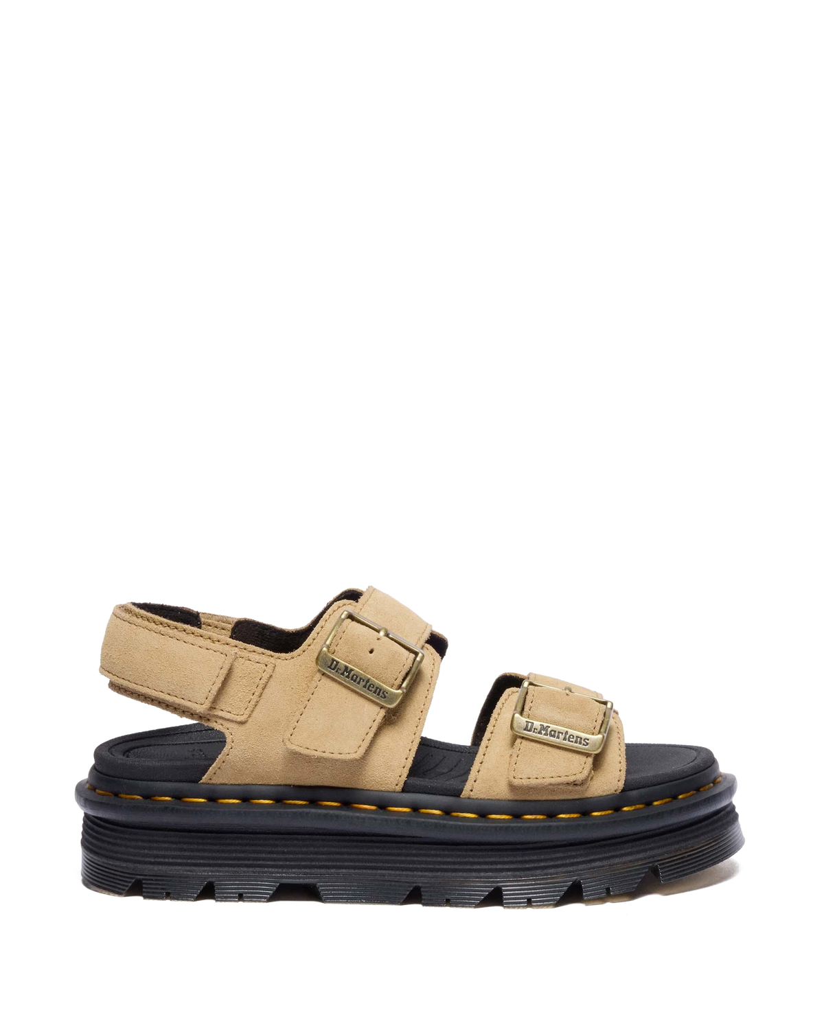 Zebzag Suede Platform Sandals in Savannah Tan