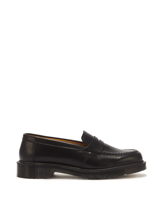 Delapre Made In England Penny Loafers in Black