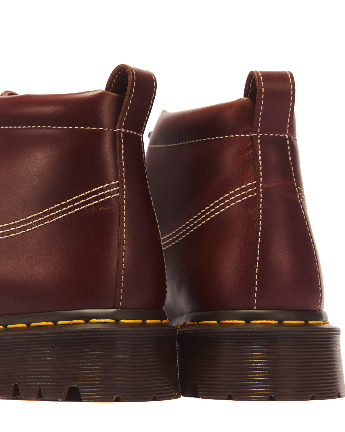 LOWELL CHUKKA MOC TOE LEATHER ANKLE BOOTS in Butterscotch