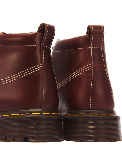 LOWELL CHUKKA MOC TOE LEATHER ANKLE BOOTS in Butterscotch