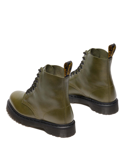 1460 Bex Eclipse Soft Leather Boots in Olive Green