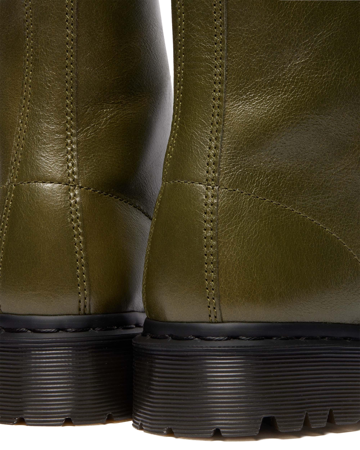 1460 Bex Eclipse Soft Leather Boots in Olive Green