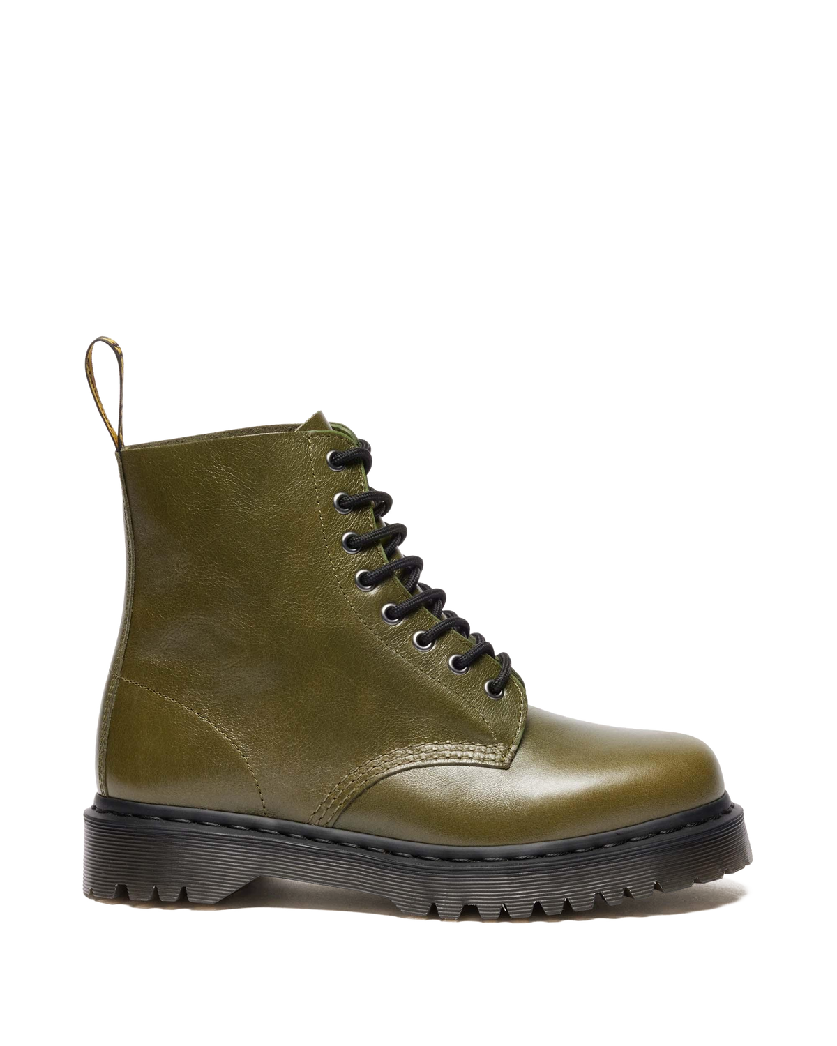 1460 Bex Eclipse Soft Leather Boots in Olive Green