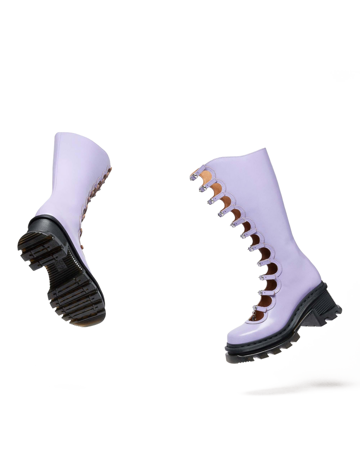 Dr. Martens x Marc Jacobs Kiki Boots in Bright Lavender