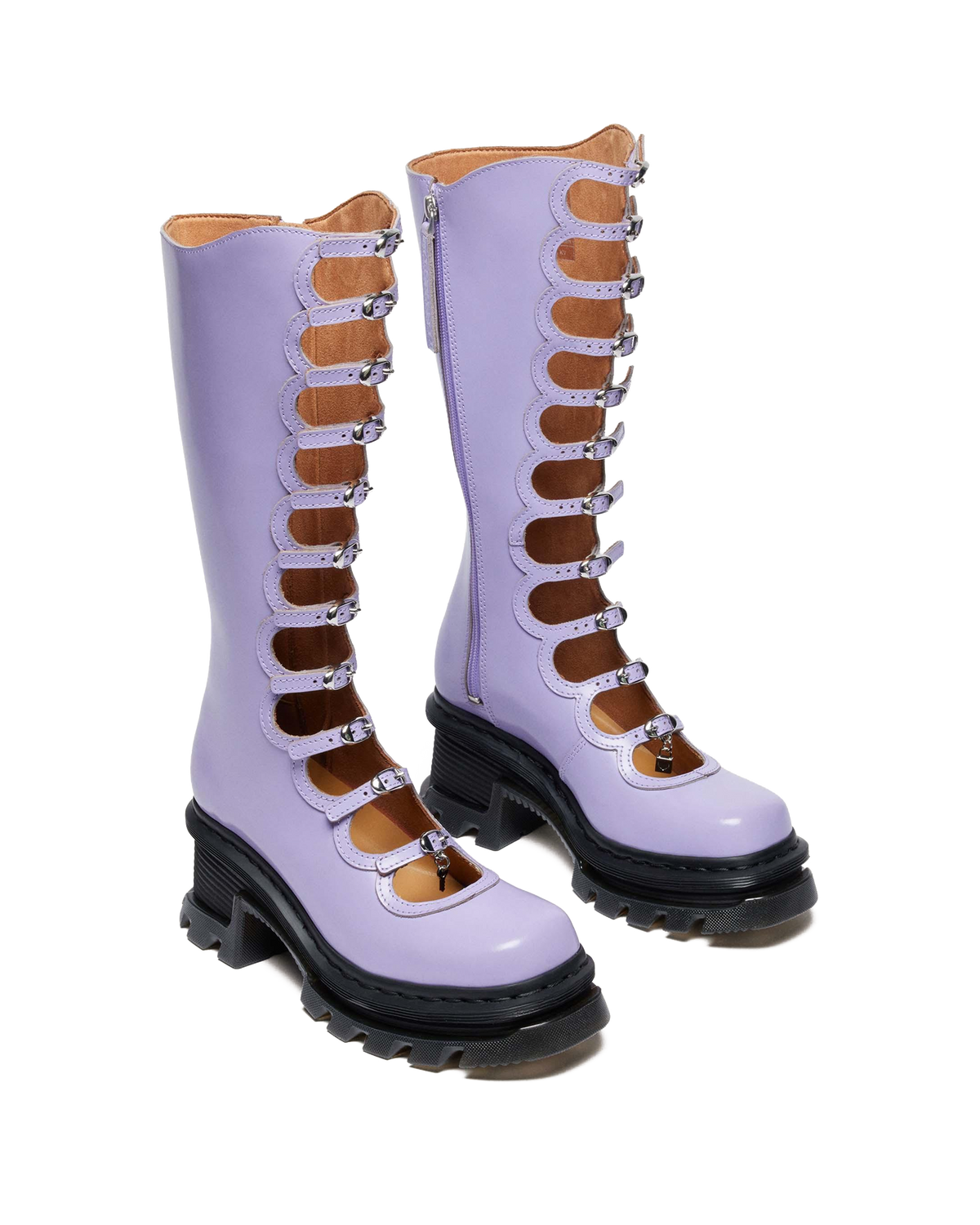 Dr. Martens x Marc Jacobs Kiki Boots in Bright Lavender