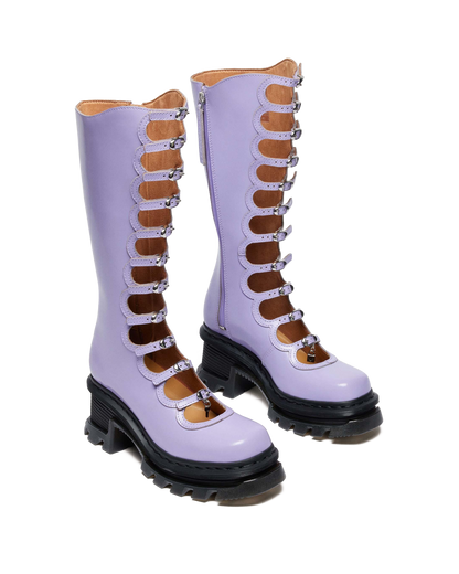 Dr. Martens x Marc Jacobs Kiki Boots in Bright Lavender