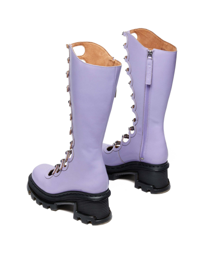 Dr. Martens x Marc Jacobs Kiki Boots in Bright Lavender
