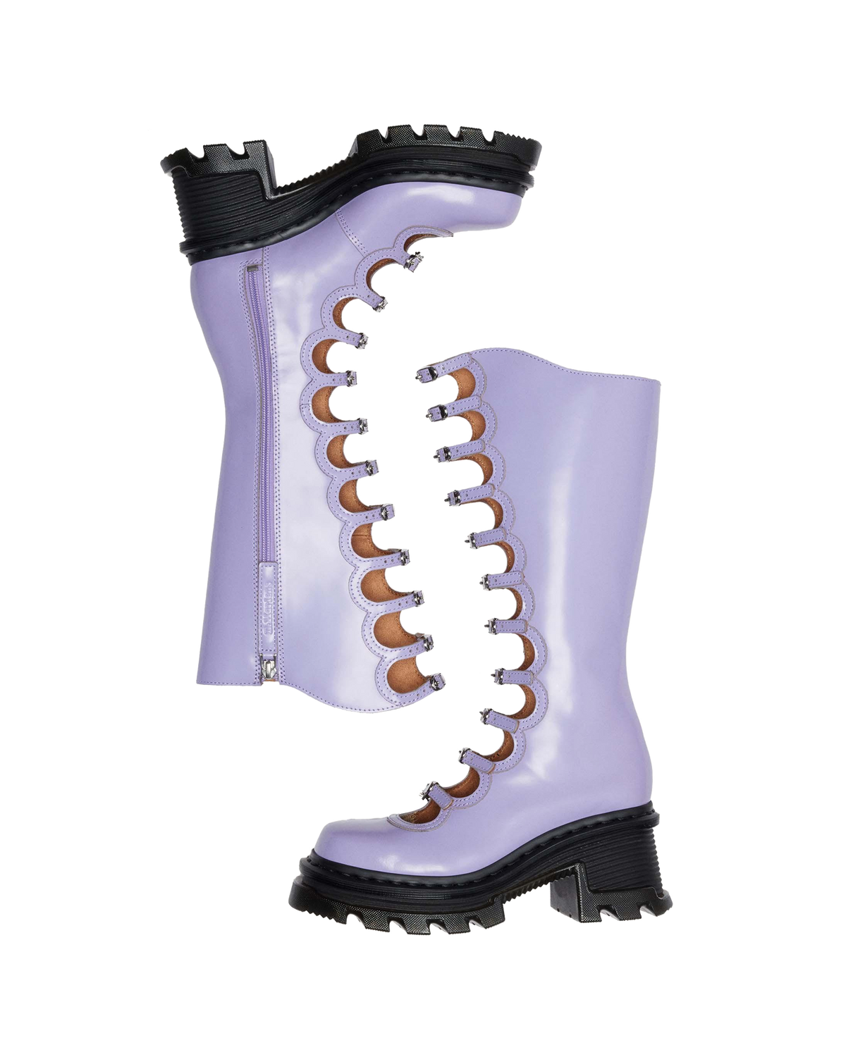 Dr. Martens x Marc Jacobs Kiki Boots in Bright Lavender