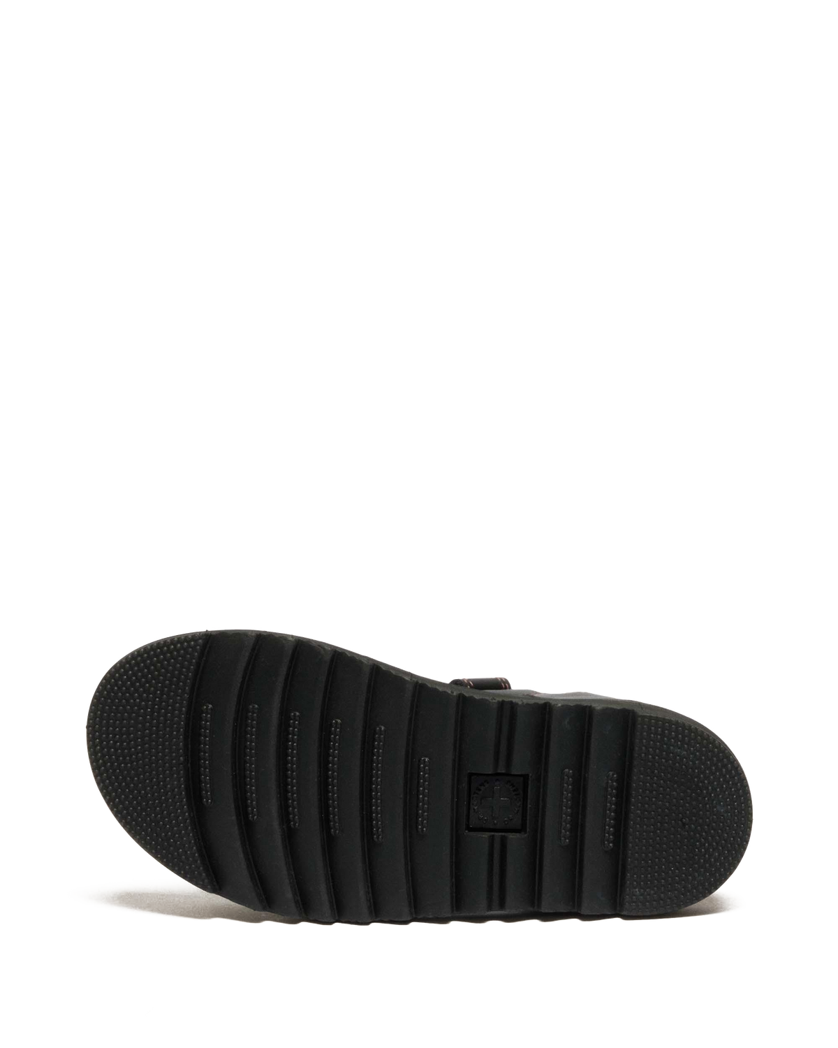 Junior Marlowe II Glitter Heart Leather Strap Shoes in Black
