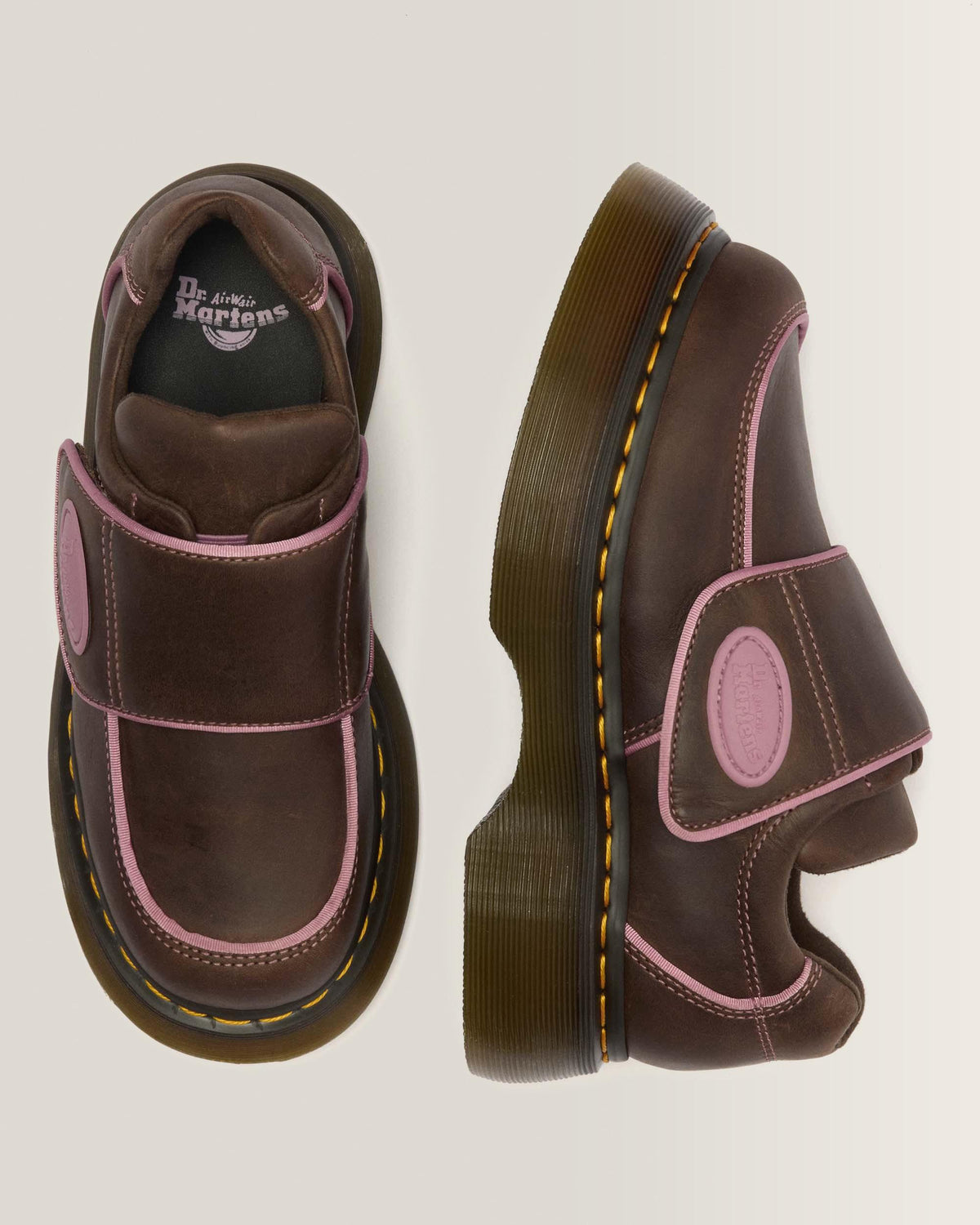 Buzz Strap Wyoming Shoes in Dark Brown