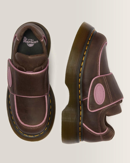Buzz Strap Wyoming Shoes in Dark Brown