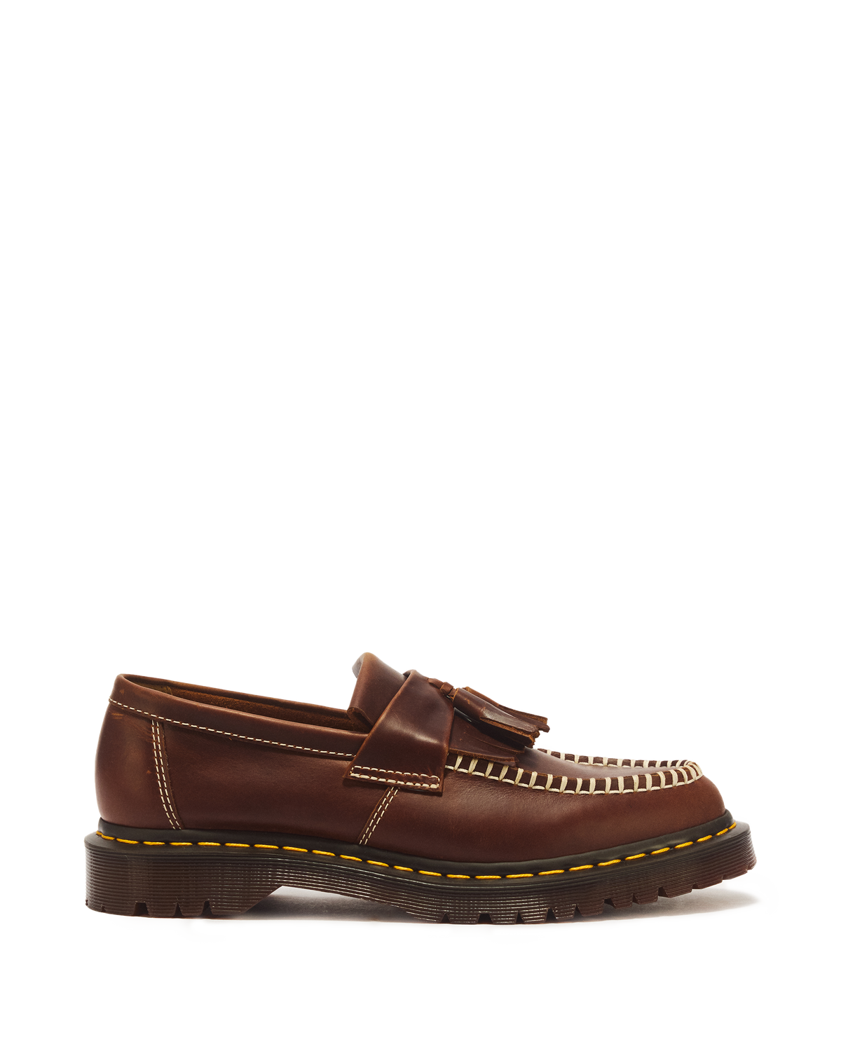 Adrian Orleans Leather Tassel Loafers in Butterscotch