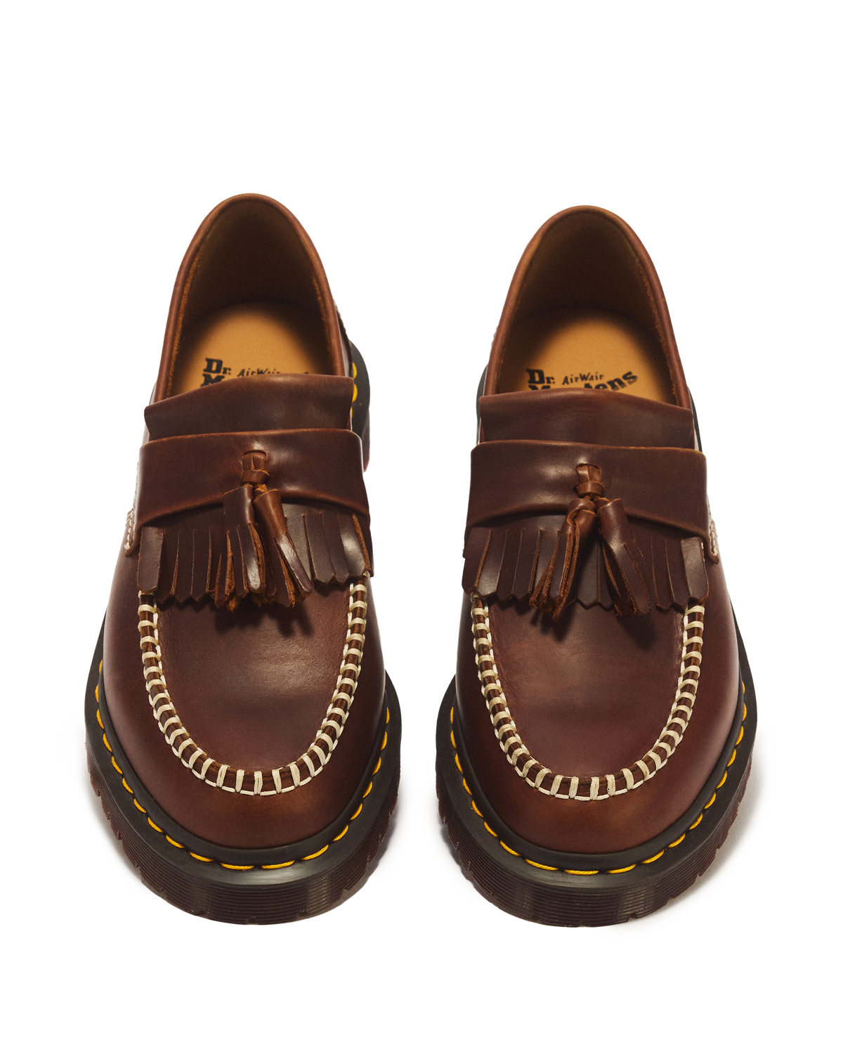 Adrian Orleans Leather Tassel Loafers in Butterscotch
