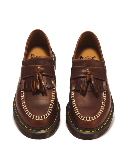 Adrian Orleans Leather Tassel Loafers in Butterscotch