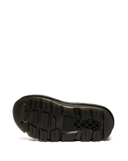 Zebzag Nubuck Platform Sandals in Sepia Brown