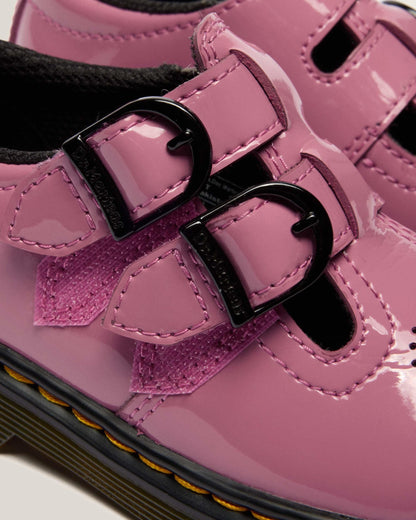 Toddler 8065 Mary Jane Patent Lamper Shoes in DMs Pink