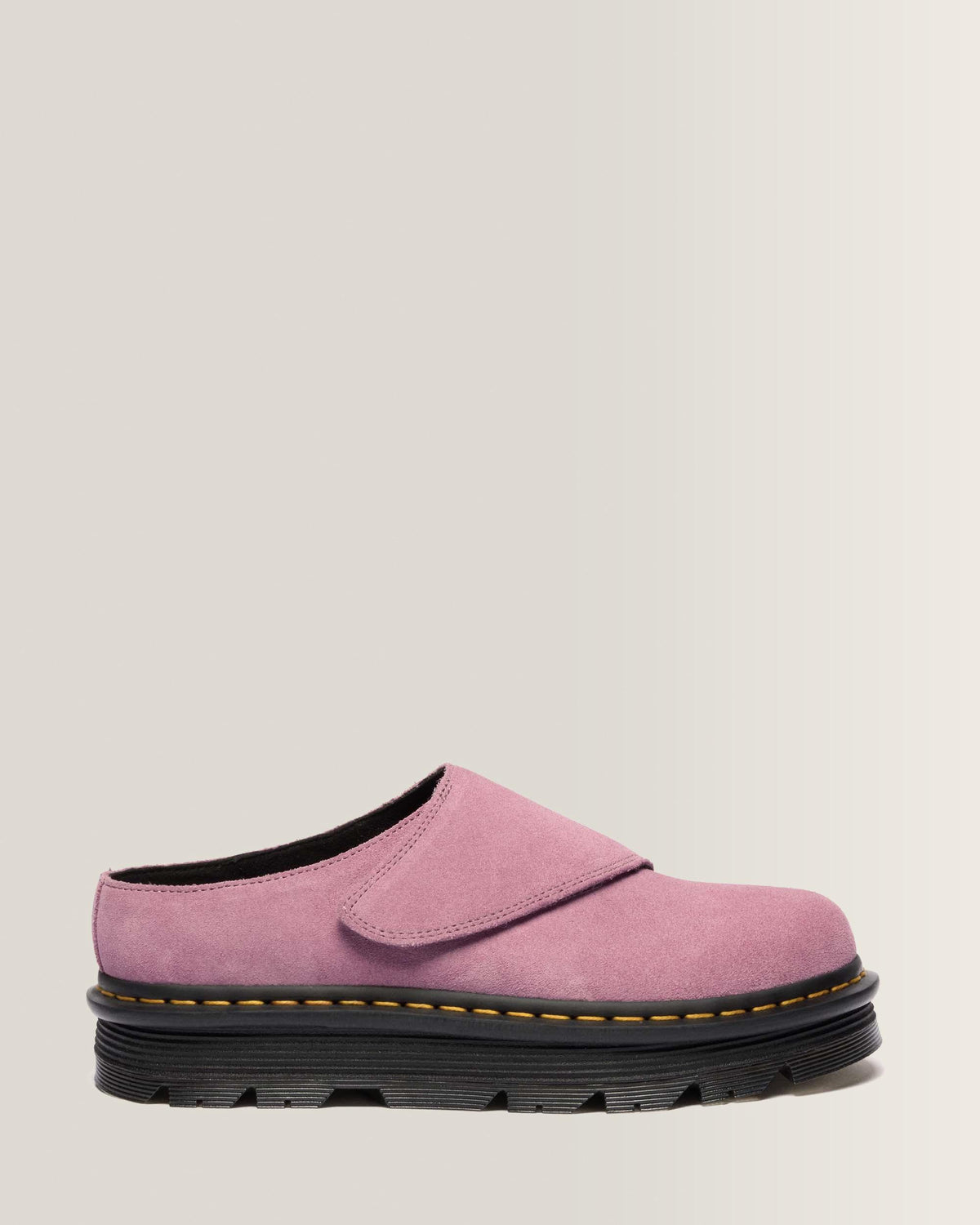 Zebzag Anywair Suede Platform Mules in Dusty Rose