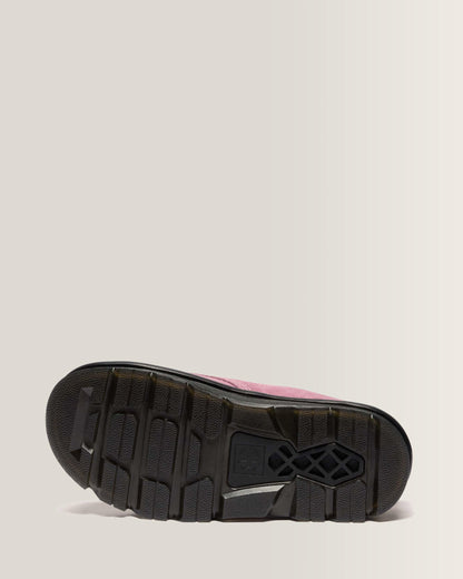 Zebzag Anywair Suede Platform Mules in Dusty Rose