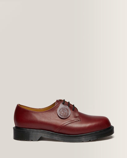 1461 Made In England Classic Calf Leather Shoes in Burgundy