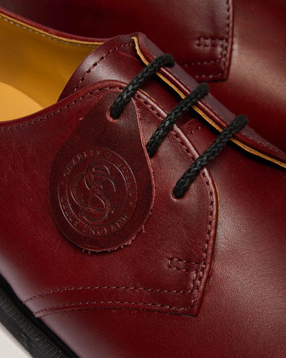 1461 Made In England Classic Calf Leather Shoes in Burgundy