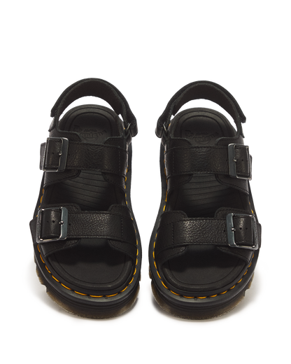 Zebzag Pisa Platform Sandals in Black