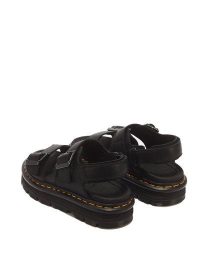 Zebzag Pisa Platform Sandals in Black