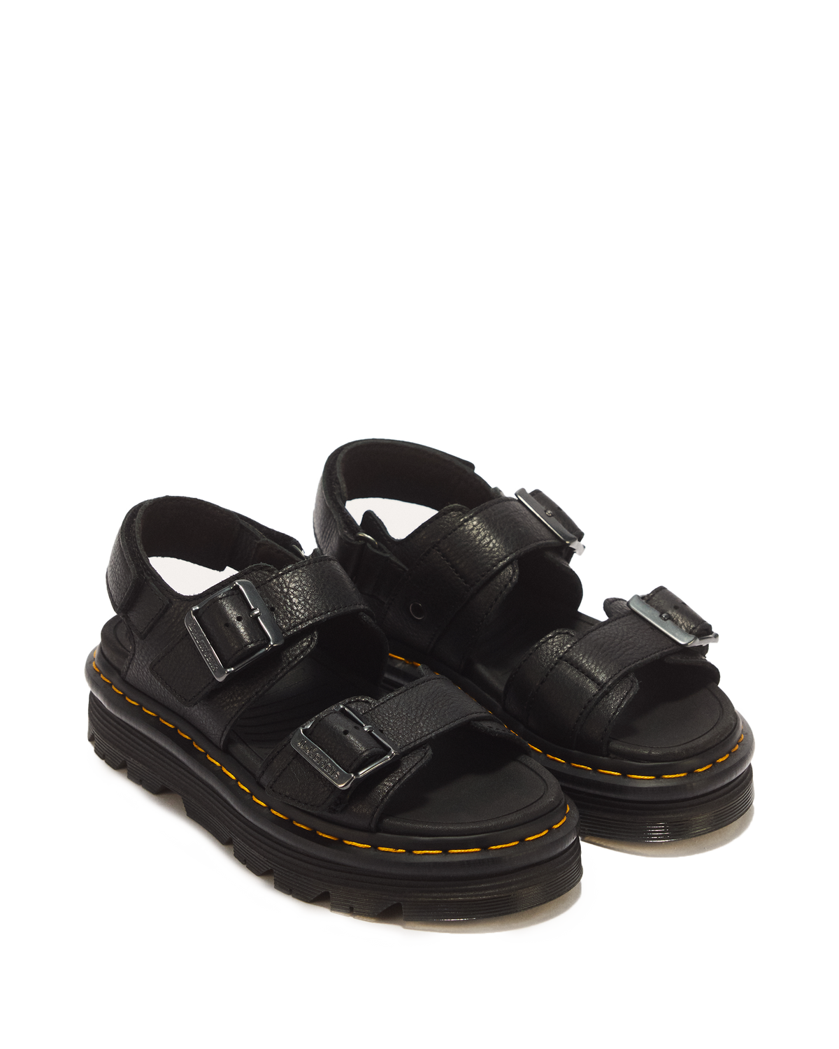 Zebzag Pisa Platform Sandals in Black