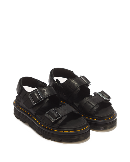 Zebzag Pisa Platform Sandals in Black