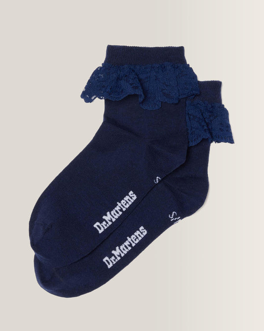 Frill Organic Cotton Blend Socks in Midnight Blue